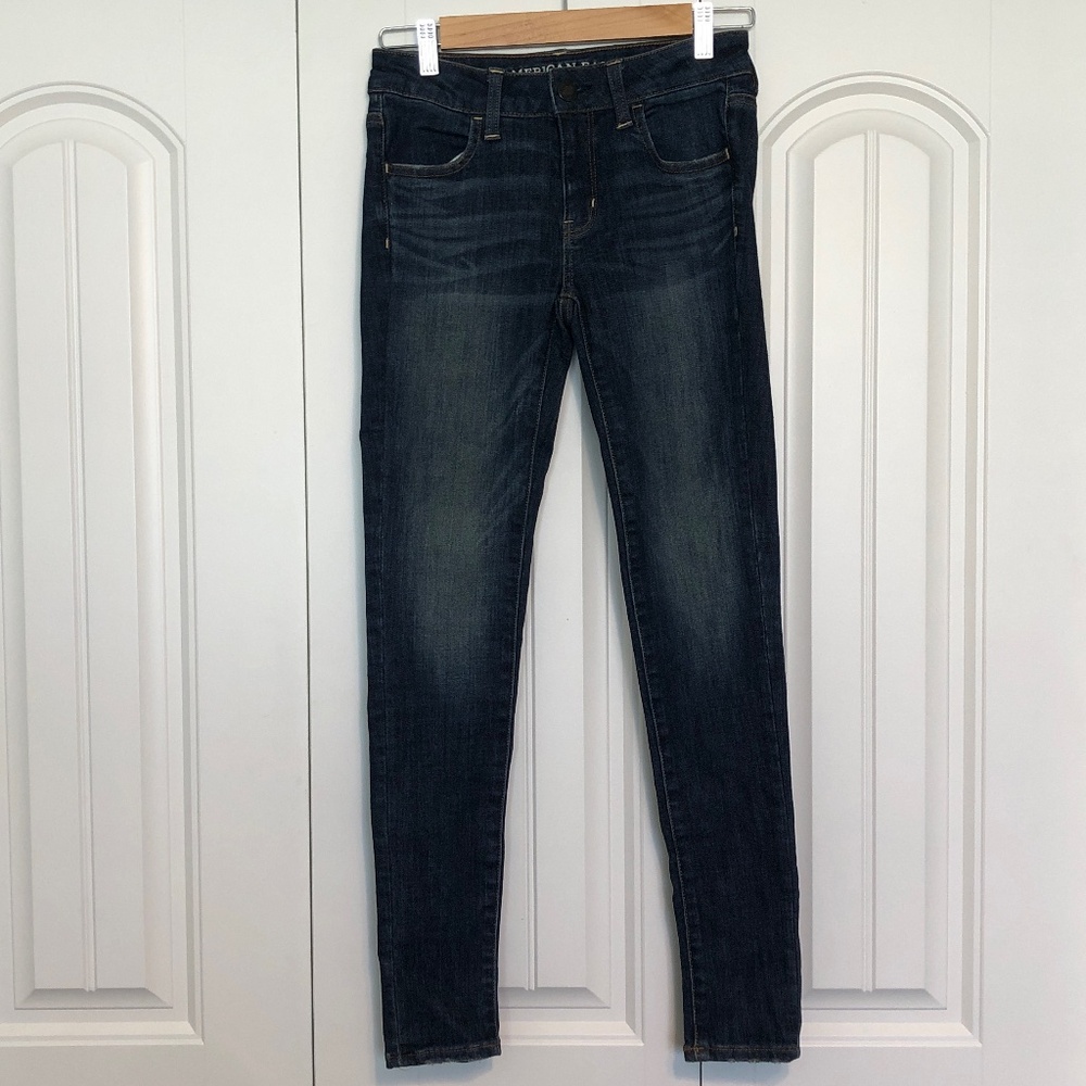 American Eagle Outfitters Jeans, Super Super Stretch, Size 4, Like New